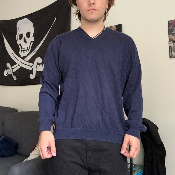 V-Neck Dress Sweater - Picture 1 of 3